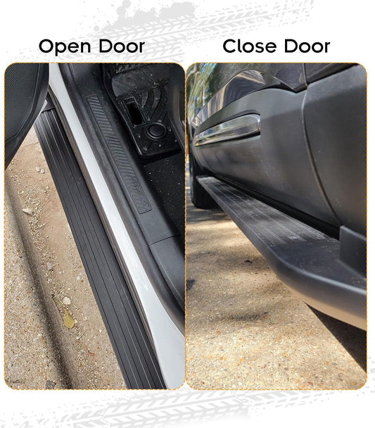 Running Boards Side Steps Fit for 2020-2025 Ford Explorer & Hybrid w/Mud Flaps (No Drilling Required)