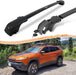 330LBS Lockable Roof Rack Cross Bars for Jeep Cherokee 2014-2023 with Raised Side Rails, 2-Hole 2-Screw Mounting & Custom Fit Design