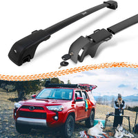 Deepace 330LBS Lockable Roof Rack Cross Bars for Toyota 4Runner 2010-2024, 2-Hole 2-Screw Mounting & Custom Fit Design