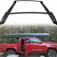 Upgrade 200LBS Roof Racks Cross Bars for Toyota Tacoma 2005-2023 Double Cab, Roof Side Rails Cross Rails for Off Road Adventure Cargo Rooftop Accessories