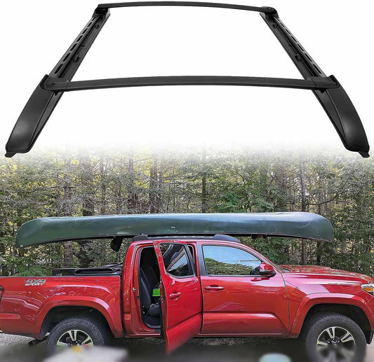 Upgrade 200LBS Roof Racks Cross Bars for Toyota Tacoma 2005-2023 Double Cab, Roof Side Rails Cross Rails for Off Road Adventure Cargo Rooftop Accessories
