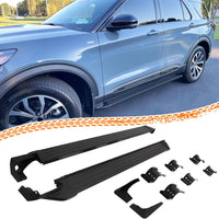 Running Boards Side Steps Fit for 2020-2025 Ford Explorer & Hybrid w/Mud Flaps (No Drilling Required)