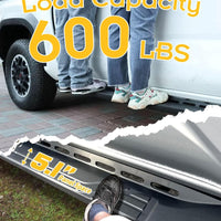 600LBS Running Boards Side Steps for 2024-2026 Toyota Tacoma - Pinch Weld Cover & No Ground Clearance Loss