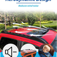 Upgrade 200LBS Roof Racks Cross Bars for Toyota Tacoma 2005-2023 Double Cab, Roof Side Rails Cross Rails for Off Road Adventure Cargo Rooftop Accessories