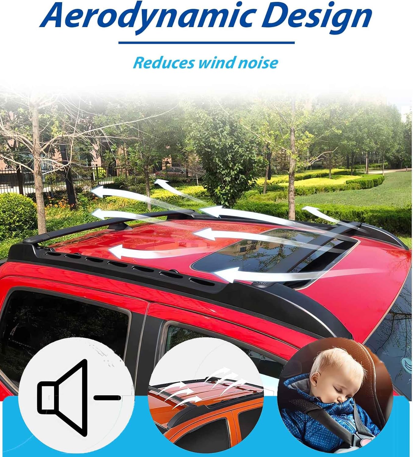 Upgrade 200LBS Roof Racks Cross Bars for Toyota Tacoma 2005-2023 Double Cab, Roof Side Rails Cross Rails for Off Road Adventure Cargo Rooftop Accessories