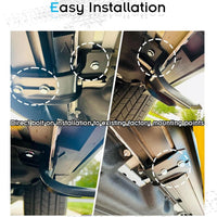 Running Boards Side Steps Fit for 2020-2025 Ford Explorer & Hybrid w/Mud Flaps (No Drilling Required)